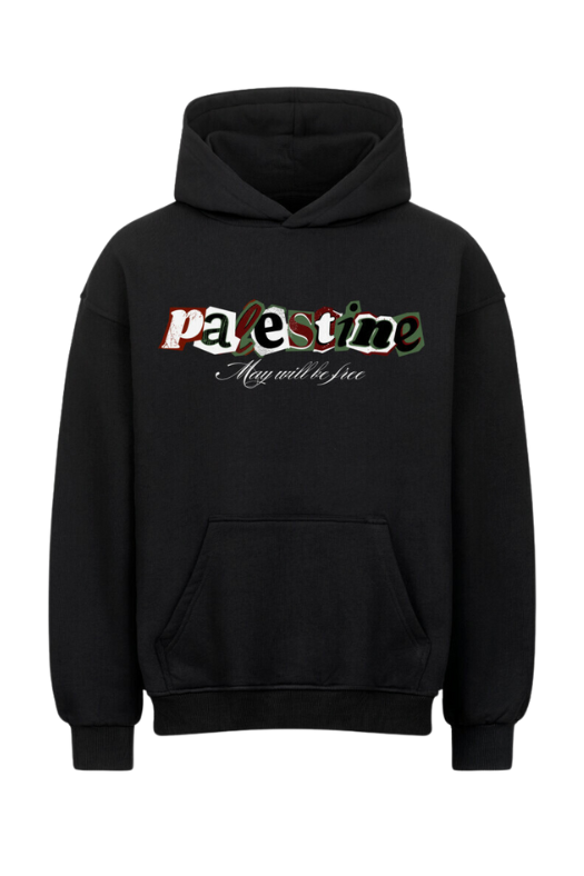 MAY WILL BE FREE - OVERSIZED HOODIE***
