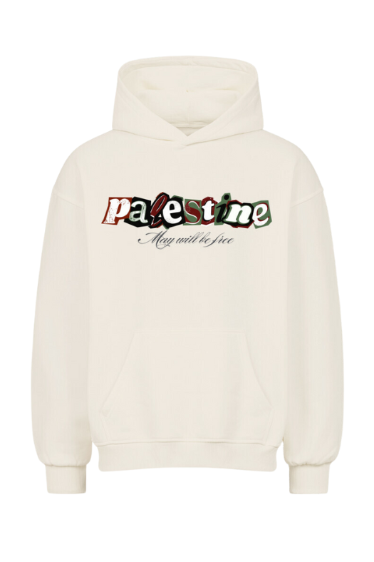 MAY WILL BE FREE - OVERSIZED HOODIE***