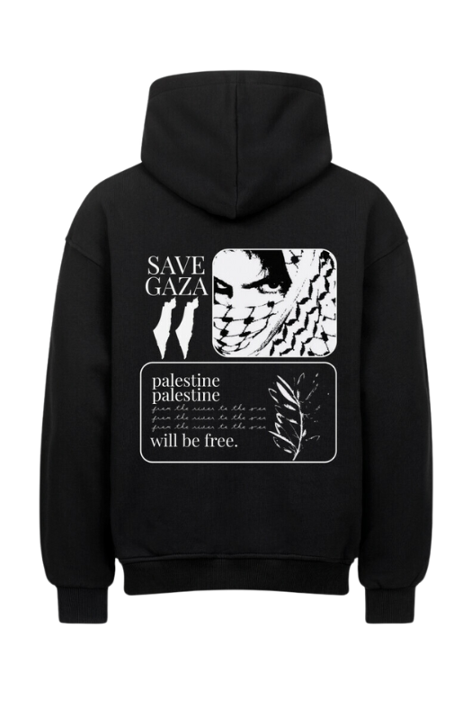 SAVE GAZA - OVERSIZED HOODIE***
