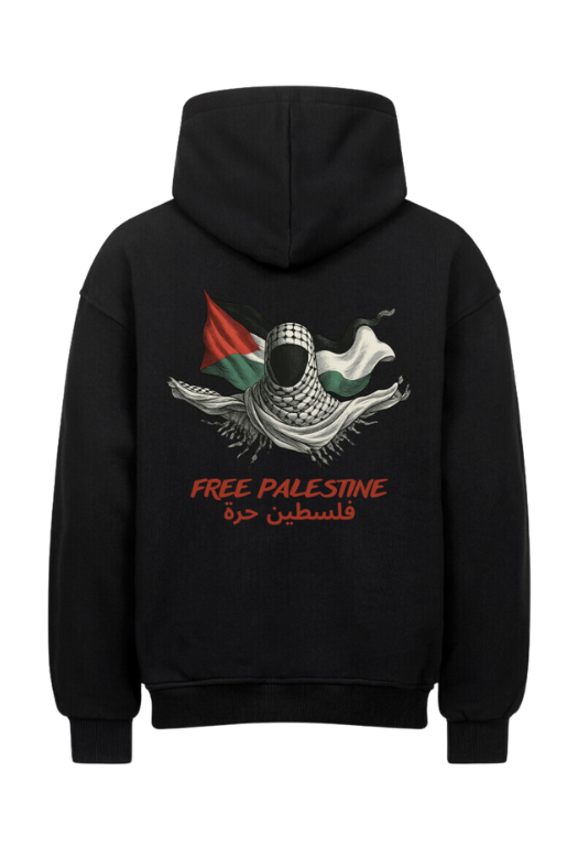 FREE PALESTINE/ فلسطين حرة - OVERSIZED HOODIE***