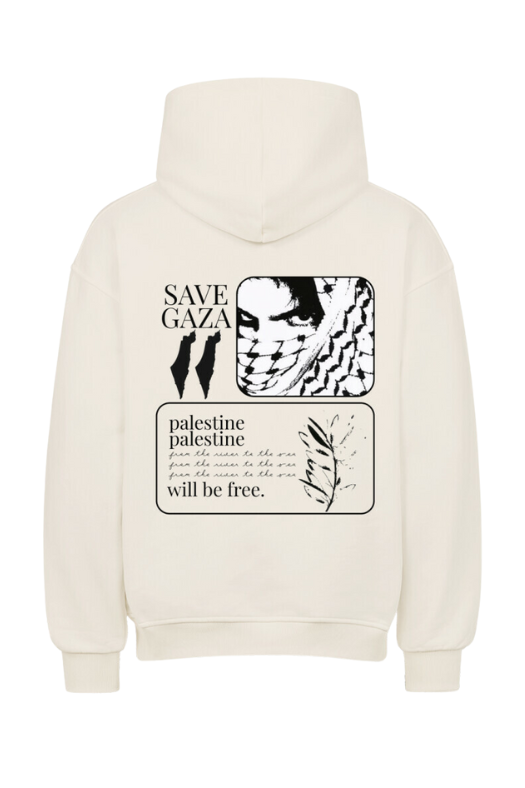 SAVE GAZA - OVERSIZED HOODIE***
