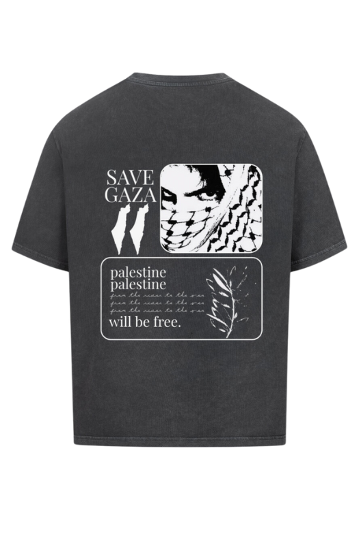 SAVE GAZA - OVERSIZED SHIRT***