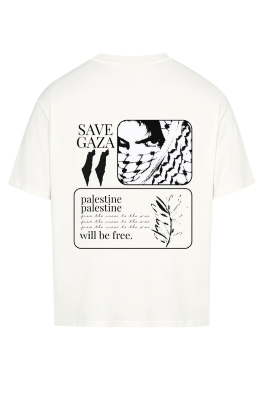 SAVE GAZA - OVERSIZED SHIRT***