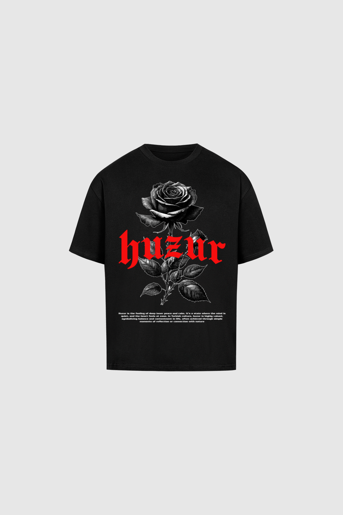 HUZUR - Oversized Shirt Backprint