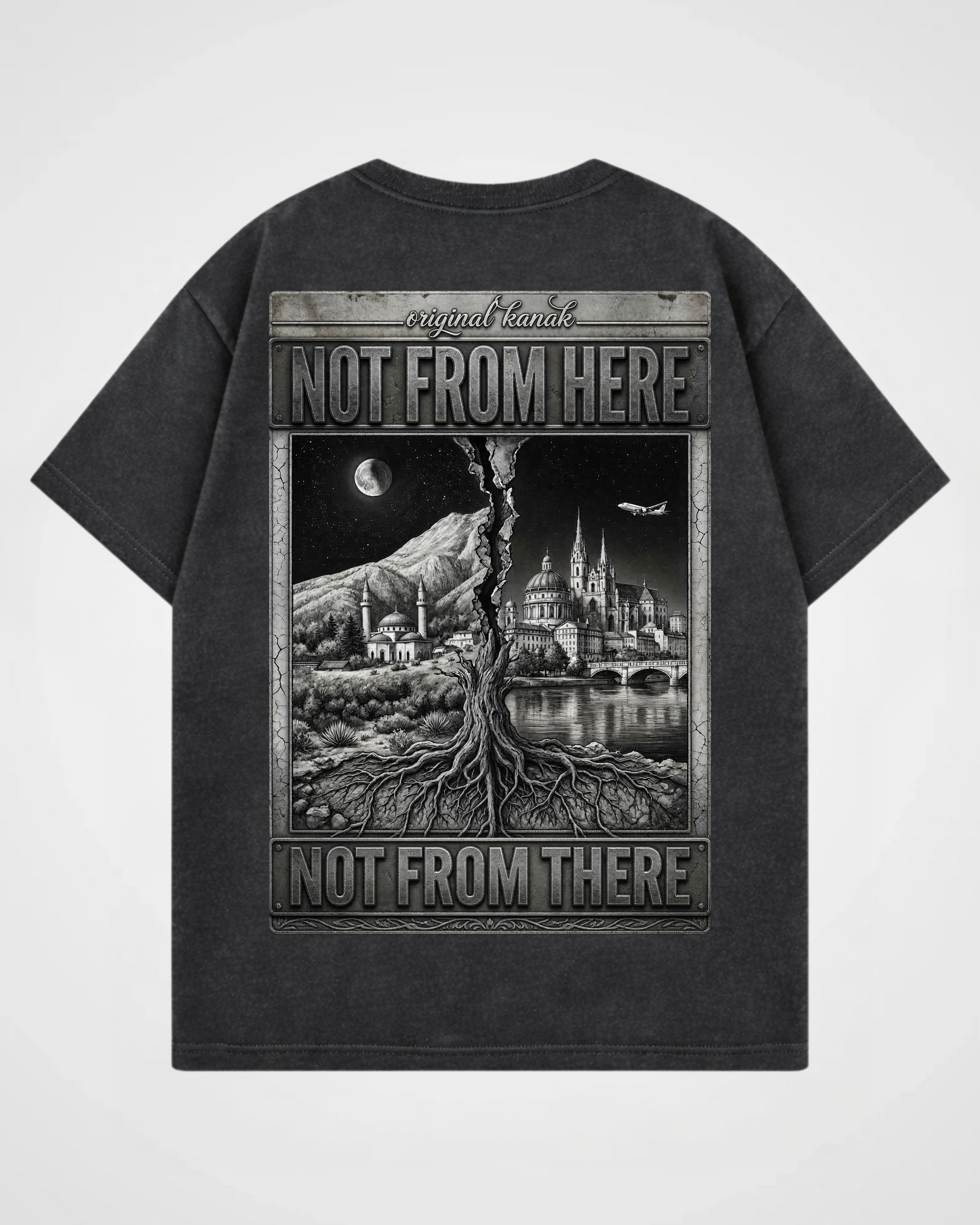 Not from here / Not from there - Oversized Shirt