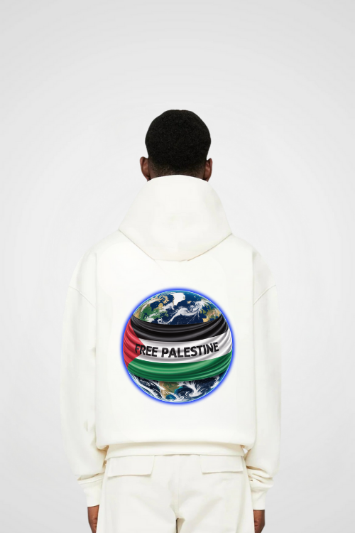 PALESTINE WORLD - OVERSIZED HOODIE***