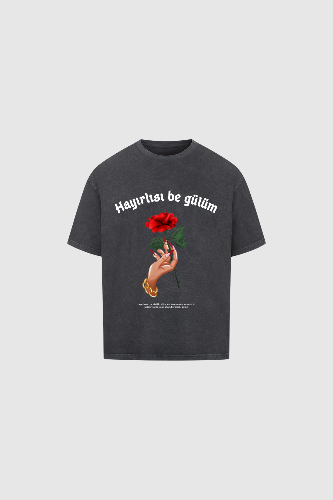 HAYIRLISI GÜLÜM - Oversized Shirt