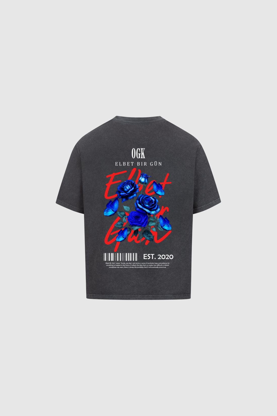 ELBET BIR GÜN - Oversized Shirt Backprint