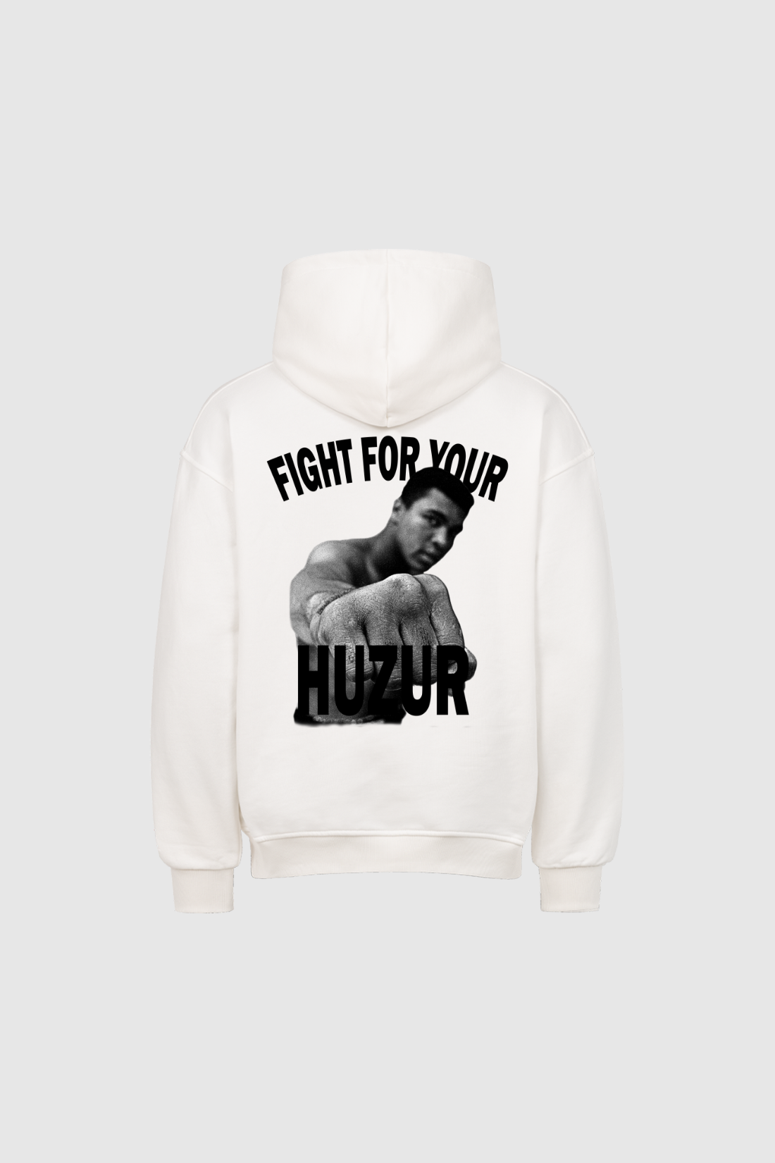 FIGHT FOR YOUR HUZUR - Oversized Hoodie