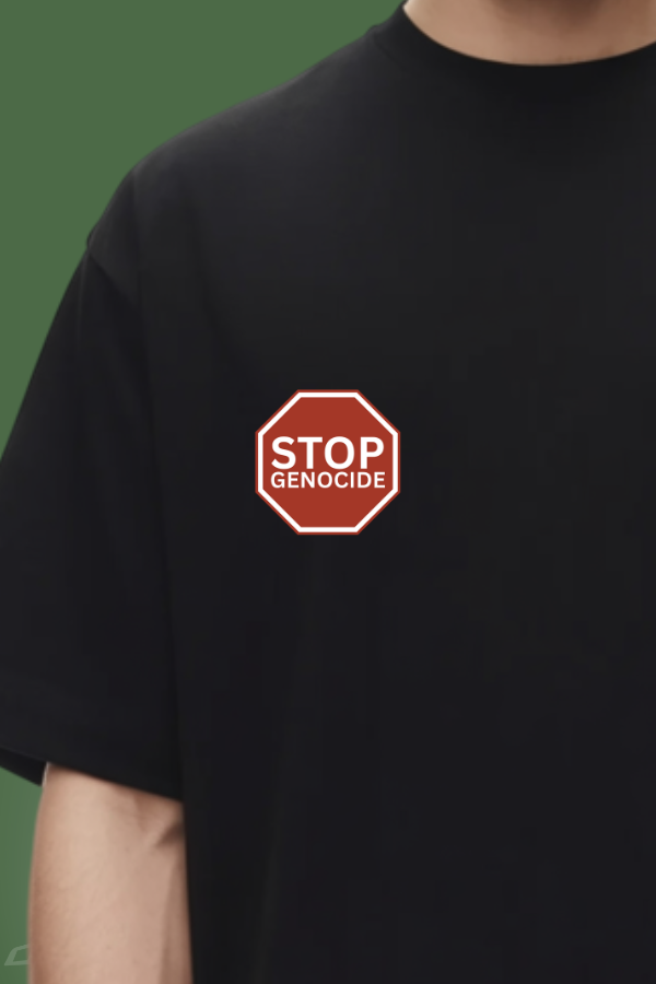 STOP GENOCIDE - OVERSIZED SHIRT***