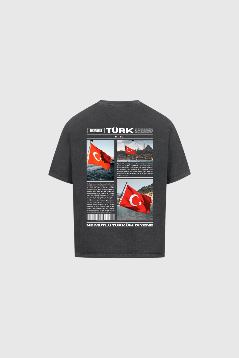 TÜRK - Oversized Shirt Backprint