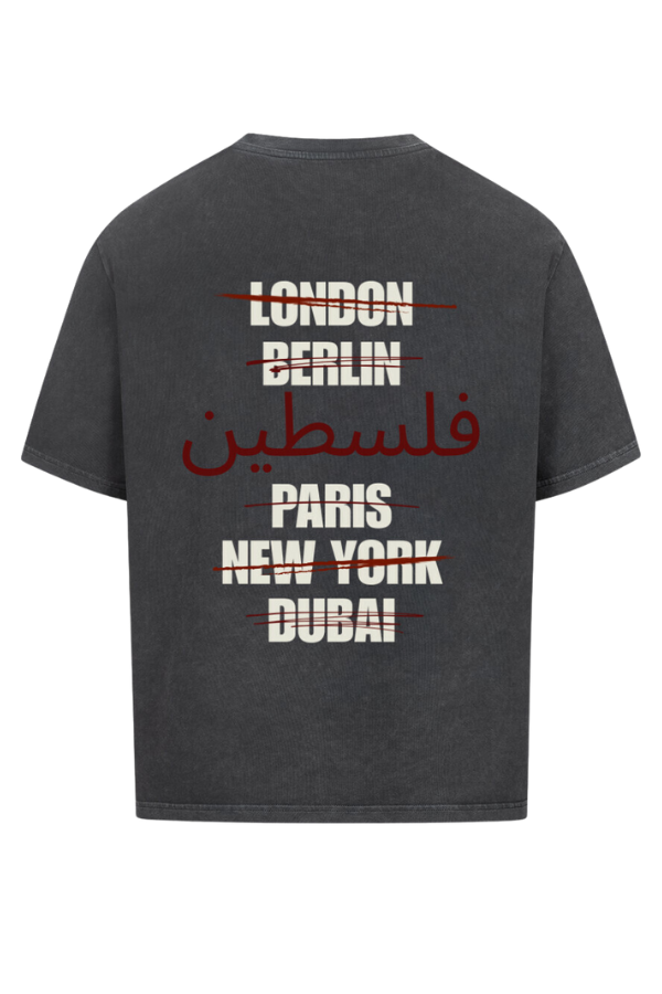 فلسطين (FALASTIN) - OVERSIZED SHIRT***