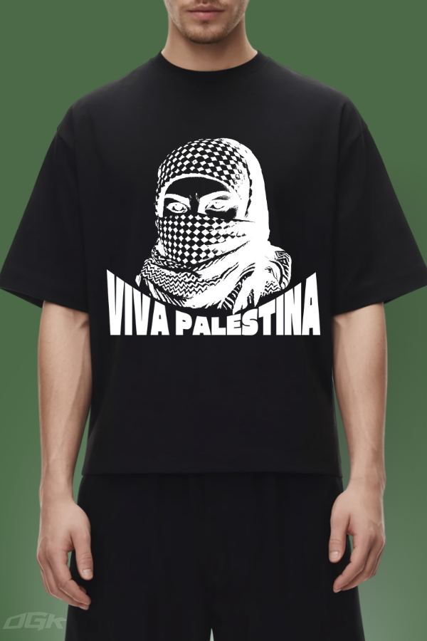 VIVA PALESTINA - OVERSIZED SHIRT***