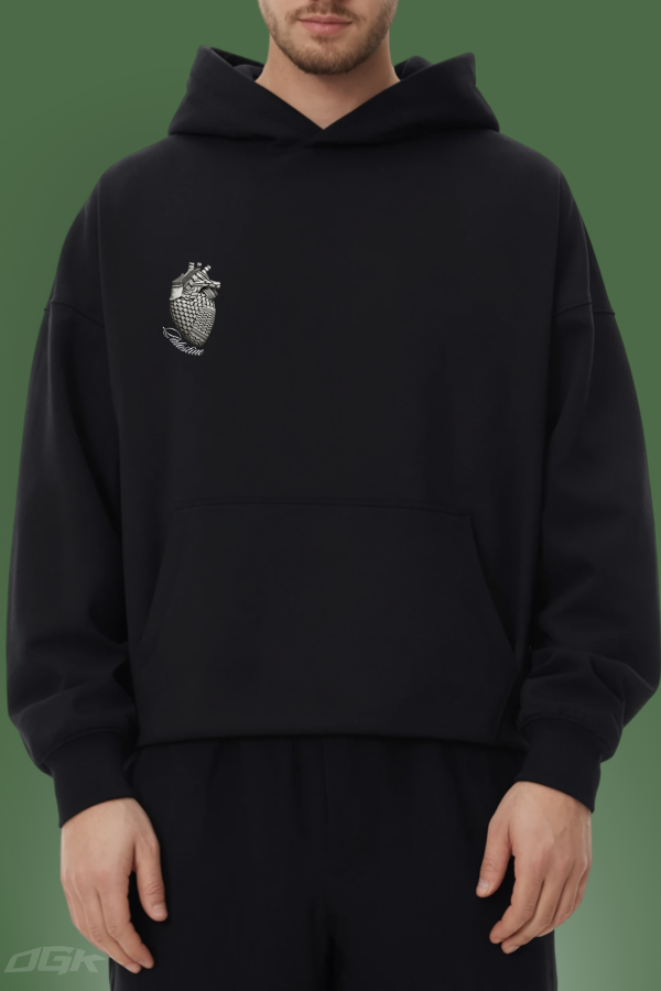 PALESTINE HEART - OVERSIZED HOODIE***