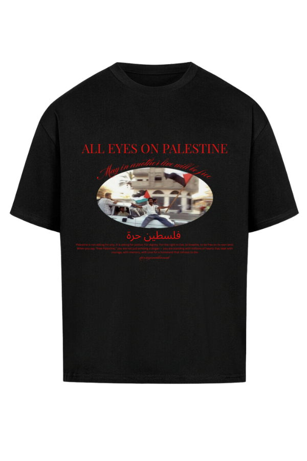 ALL EYES ON PALESTINE - OVERSIZED SHIRT***