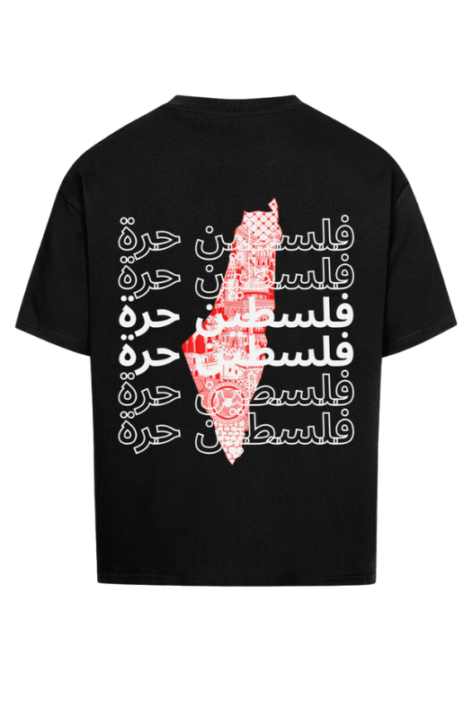 FREE PALESTINE - OVERSIZED SHIRT***