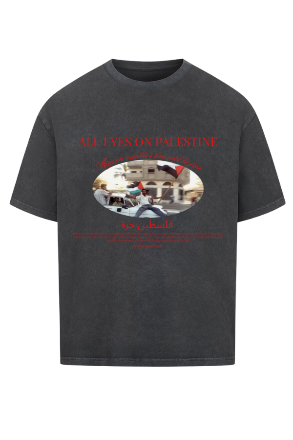 ALL EYES ON PALESTINE - OVERSIZED SHIRT***