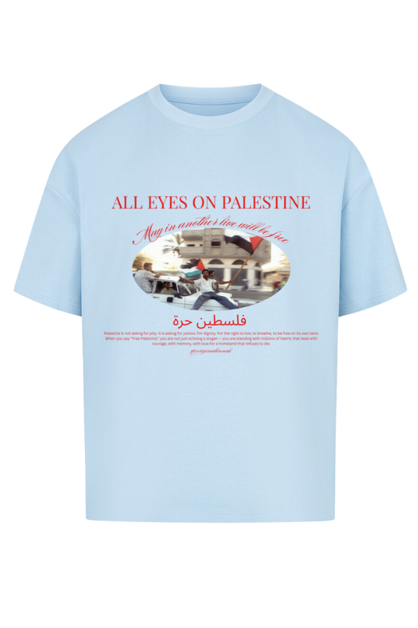 ALL EYES ON PALESTINE - OVERSIZED SHIRT***