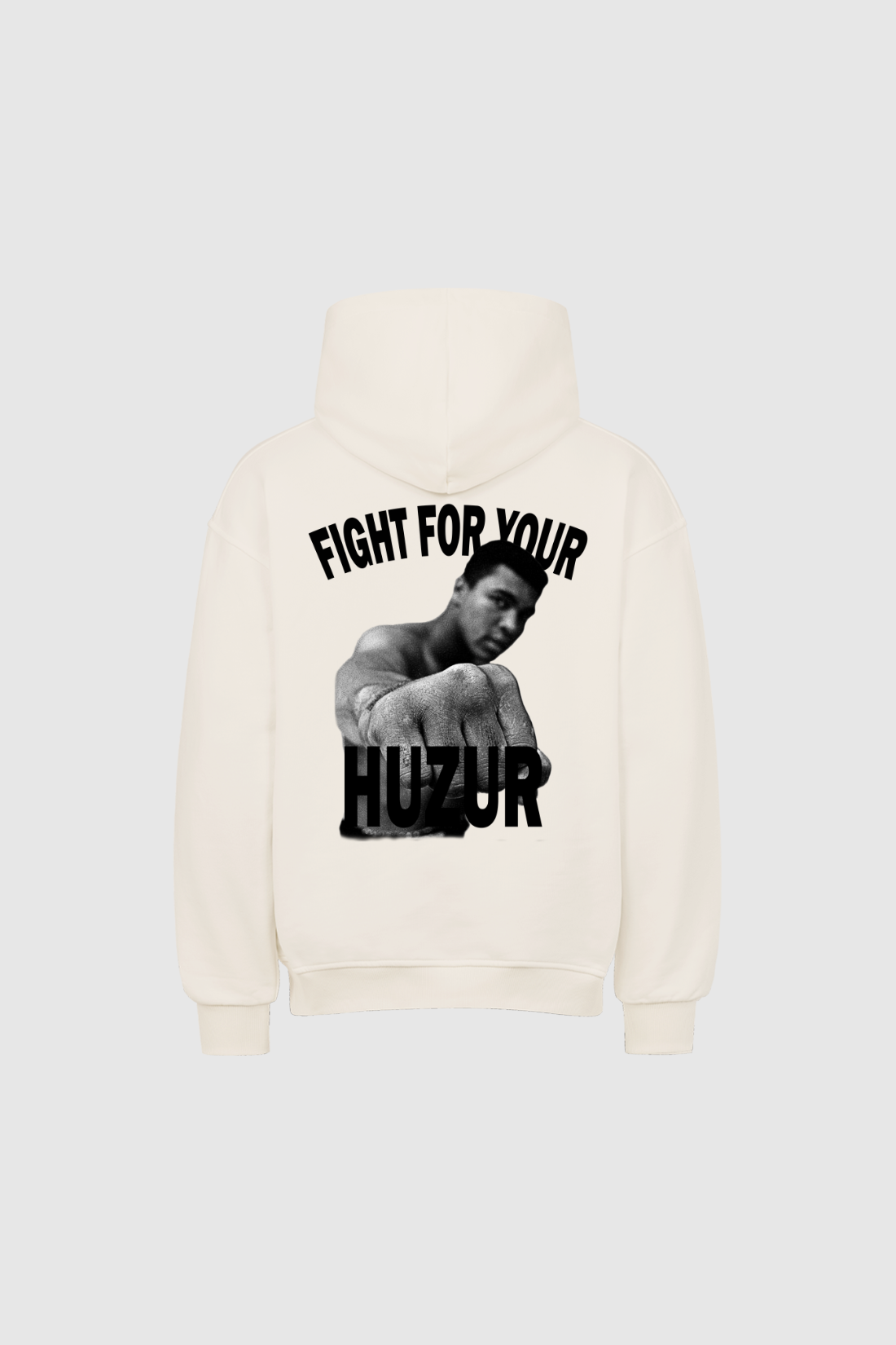 FIGHT FOR YOUR HUZUR - Oversized Hoodie