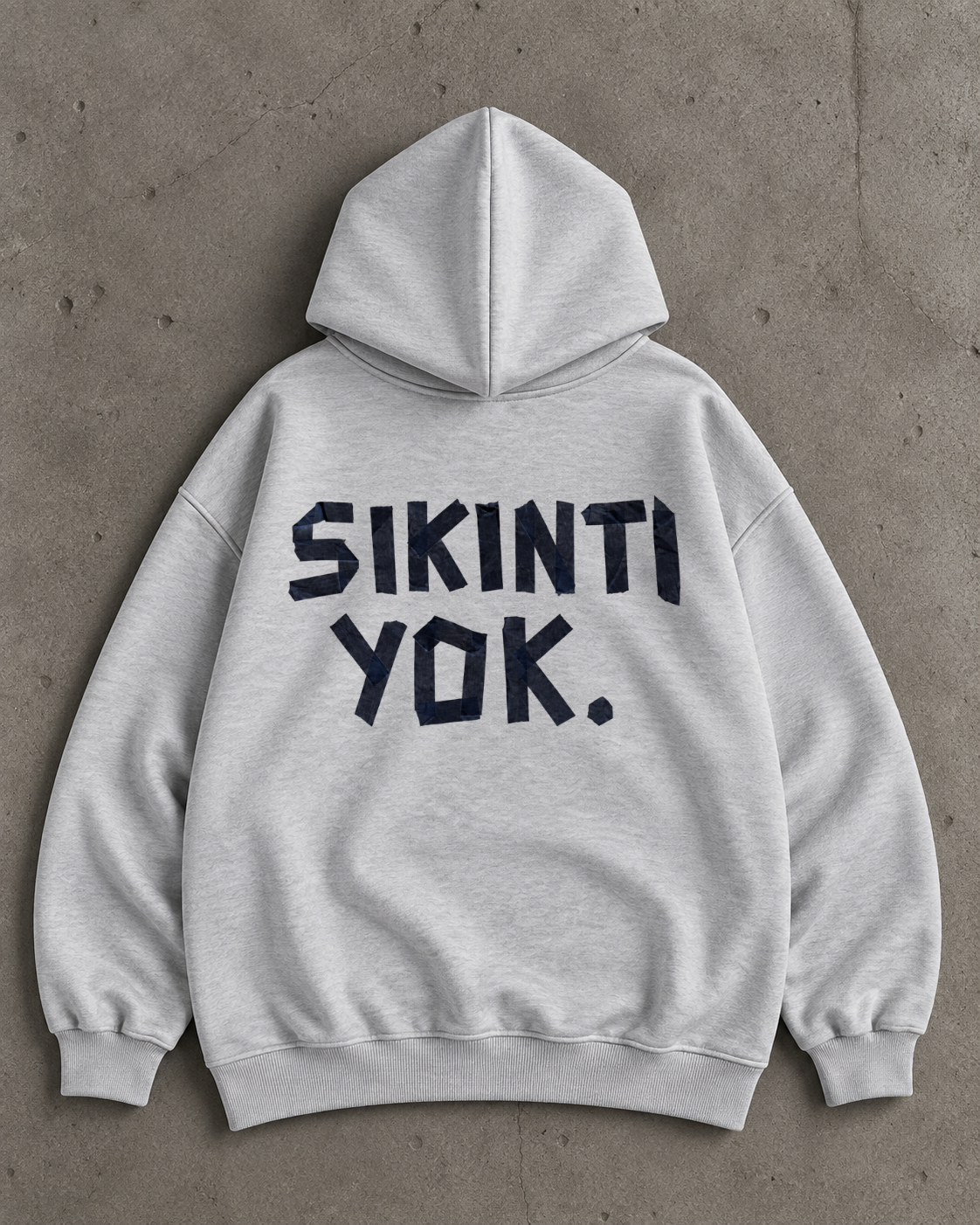 SIKINTI YOK - OVERSIZED ZIPPER