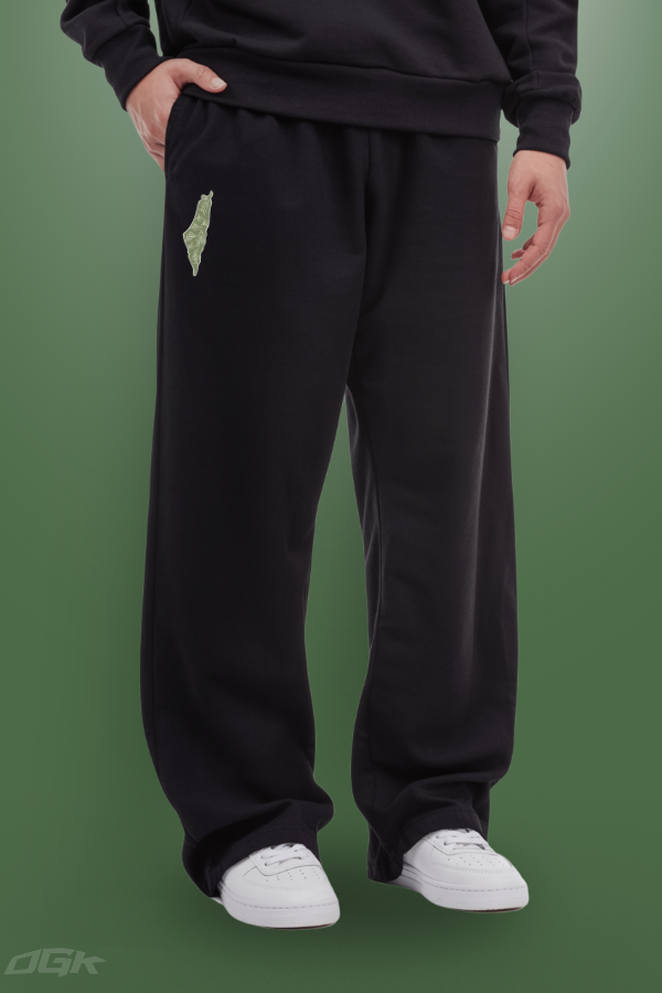 OLIVE -  HEAVY TRACKPANTS ***