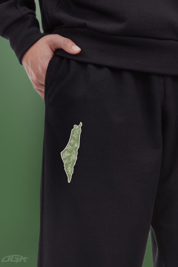 OLIVE -  HEAVY TRACKPANTS ***