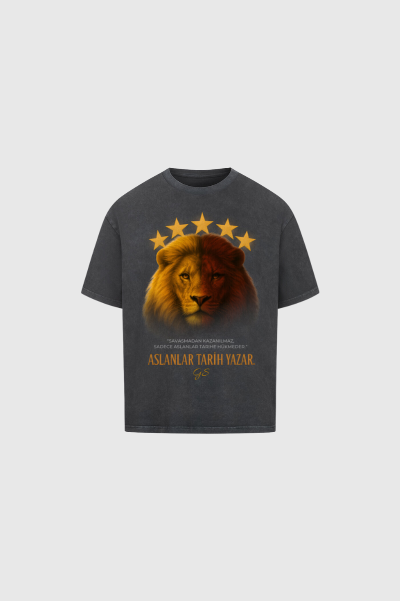 ASLANLAR TARIH YAZAR - Oversized Shirt