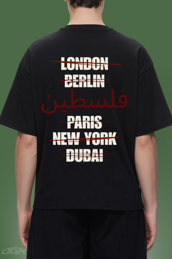 فلسطين (FALASTIN) - OVERSIZED SHIRT***