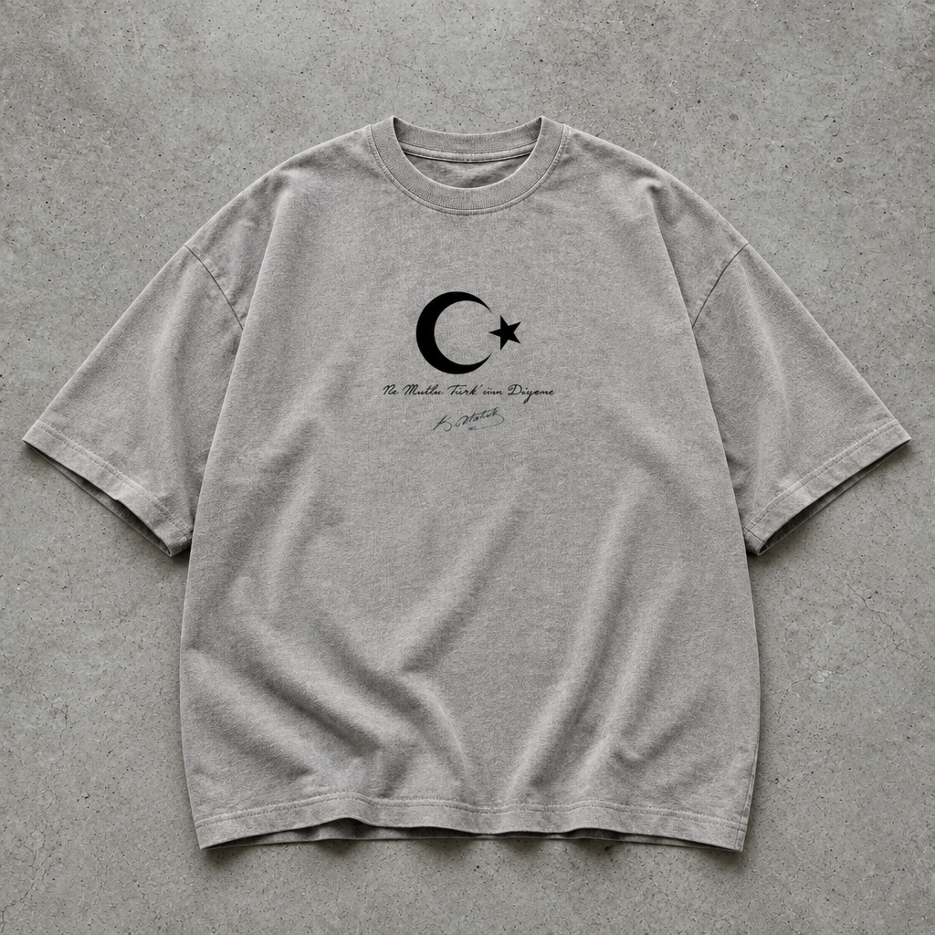 NE MUTLU TÜRKÜM DIYENE - OVERSIZED SHIRT