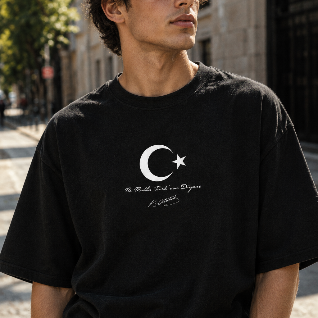 NE MUTLU TÜRKÜM DIYENE - OVERSIZED SHIRT