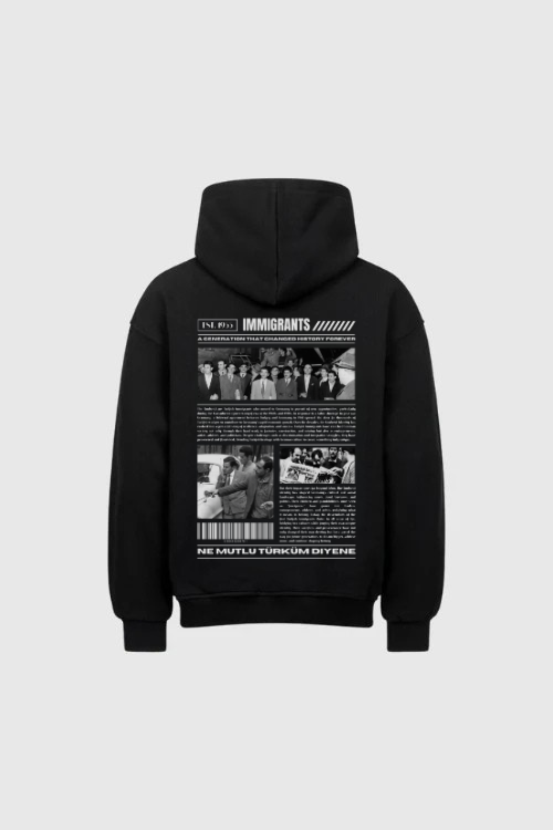 Immigrants - Oversized Hoodie Backprint