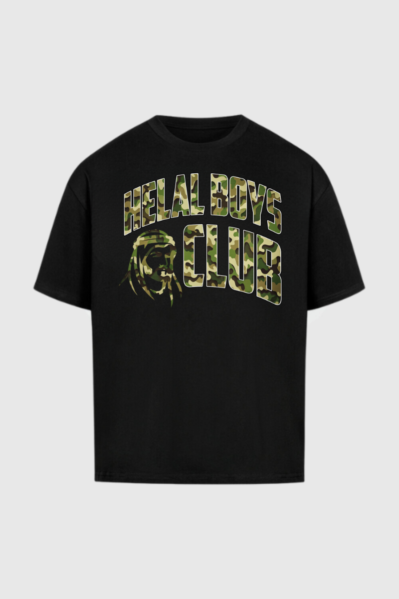 HELAL BOYS CLUB CAMOUFLAGE - Oversized Shirt