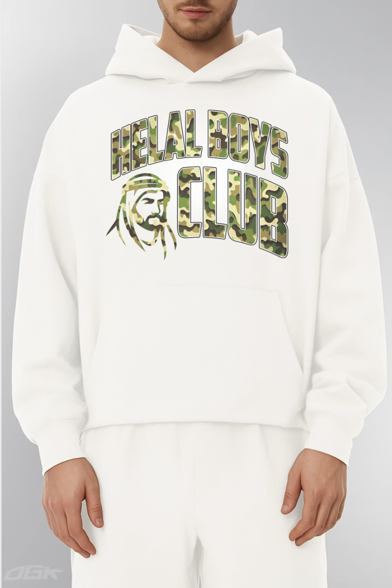 HELAL BOYS CLUB CAMOUFLAGE - Oversized Hoodie