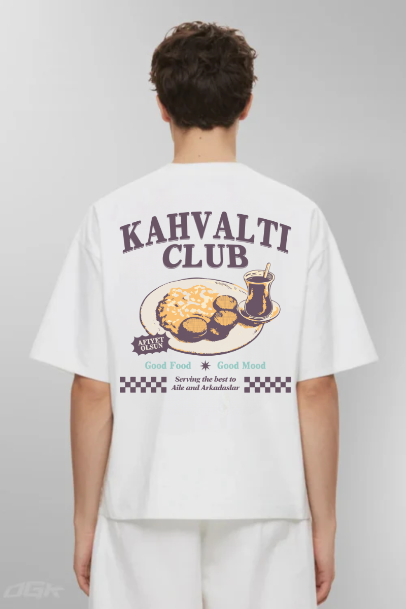 KAHVALTI CLUB BROWN - Oversized Shirt