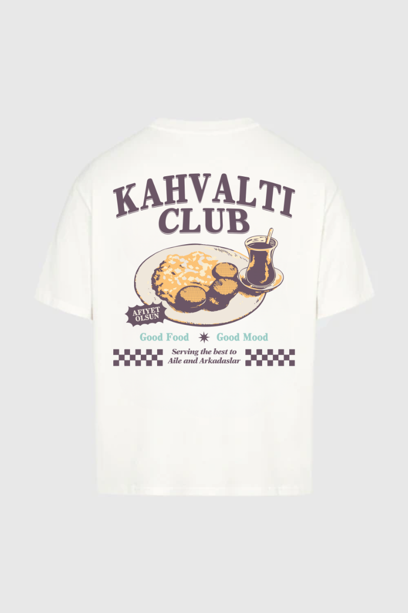 KAHVALTI CLUB BROWN - Oversized Shirt