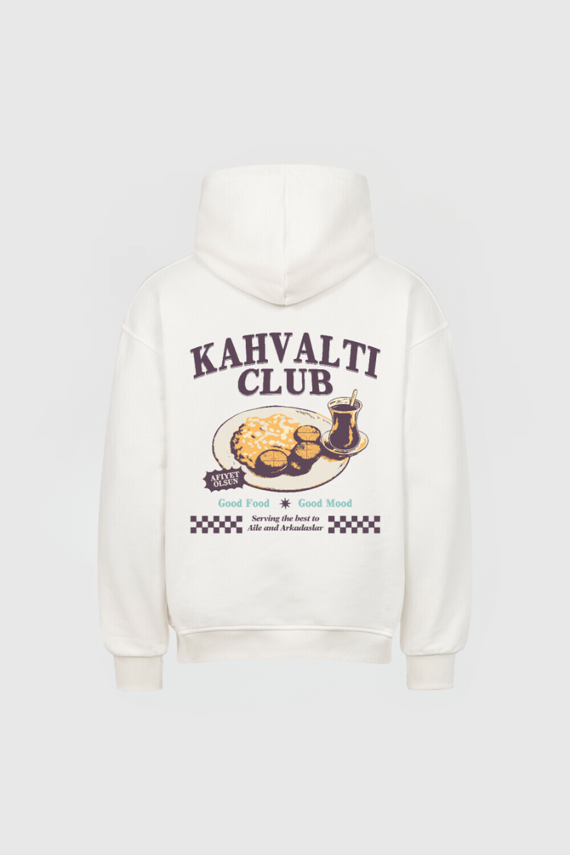 KAHVALTI CLUB BROWN - Oversized Hoodie