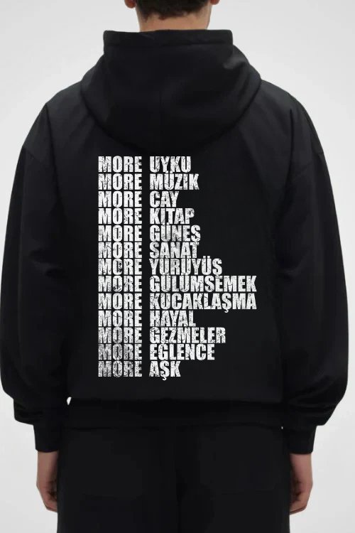 MORE - Oversized Hoodie