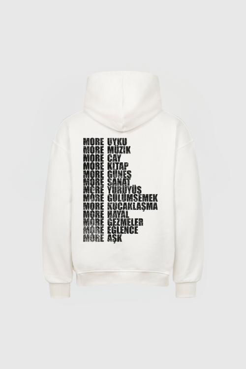 MORE - Oversized Hoodie