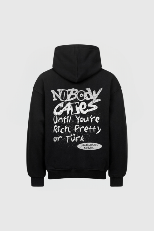 NOBODY CARES -  Oversized Hoodie