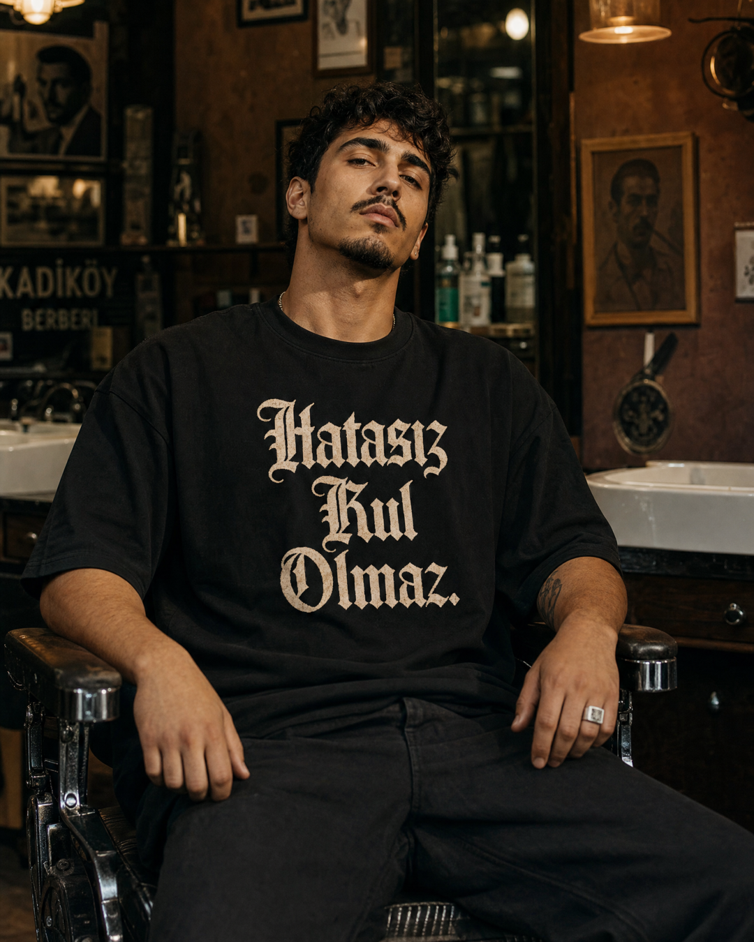HATASIZ KUL OLMAZ - OVERSIZED SHIRT
