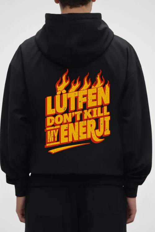 LÜTFEN MY ENERJI - Oversized Hoodie