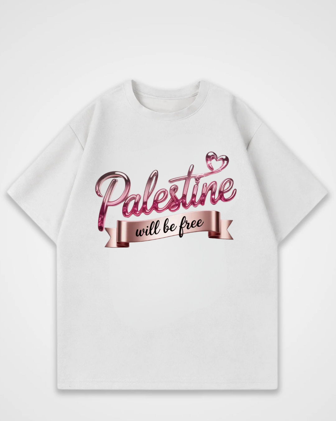 PALESTINE WILL BE FREE - OVERSIZED SHIRT***