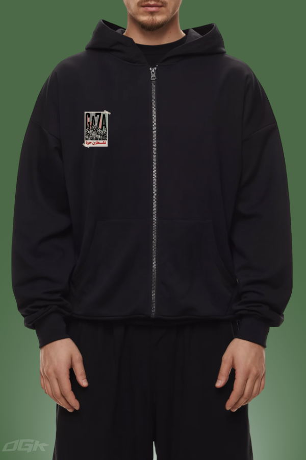 GAZA - HEAVY ZIP HOODIE ***