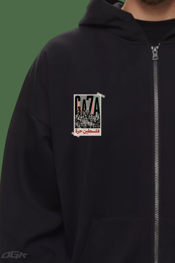 GAZA - HEAVY ZIP HOODIE ***