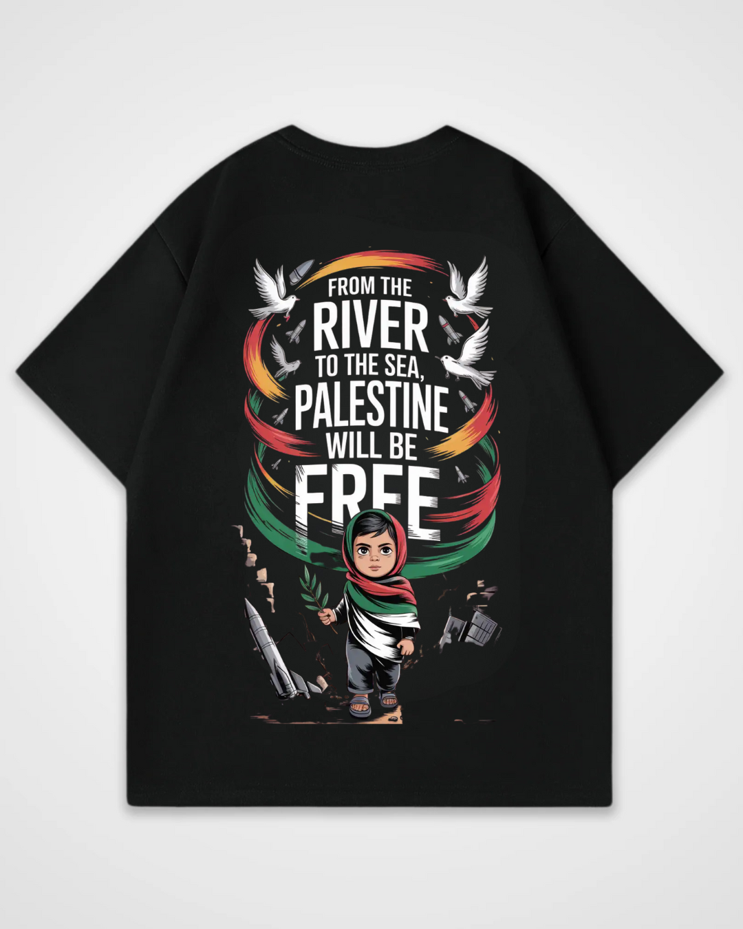 PALESTINE - OVERSIZED SHIRT***