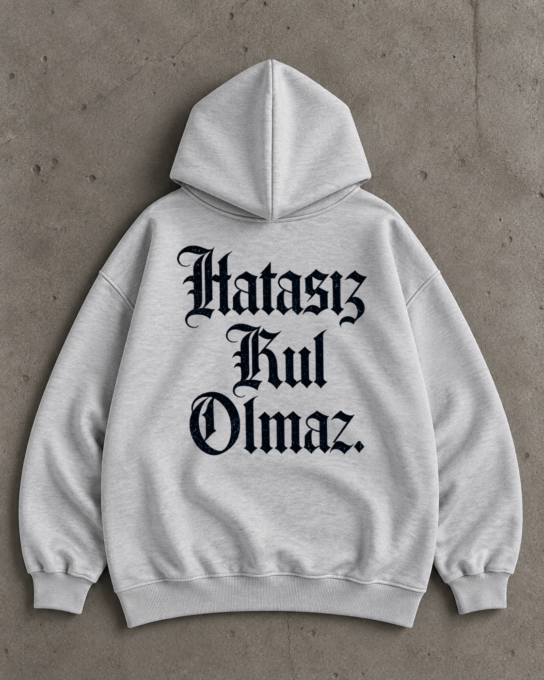 HATASIZ KUL OLMAZ - OVERSIZED ZIPPER