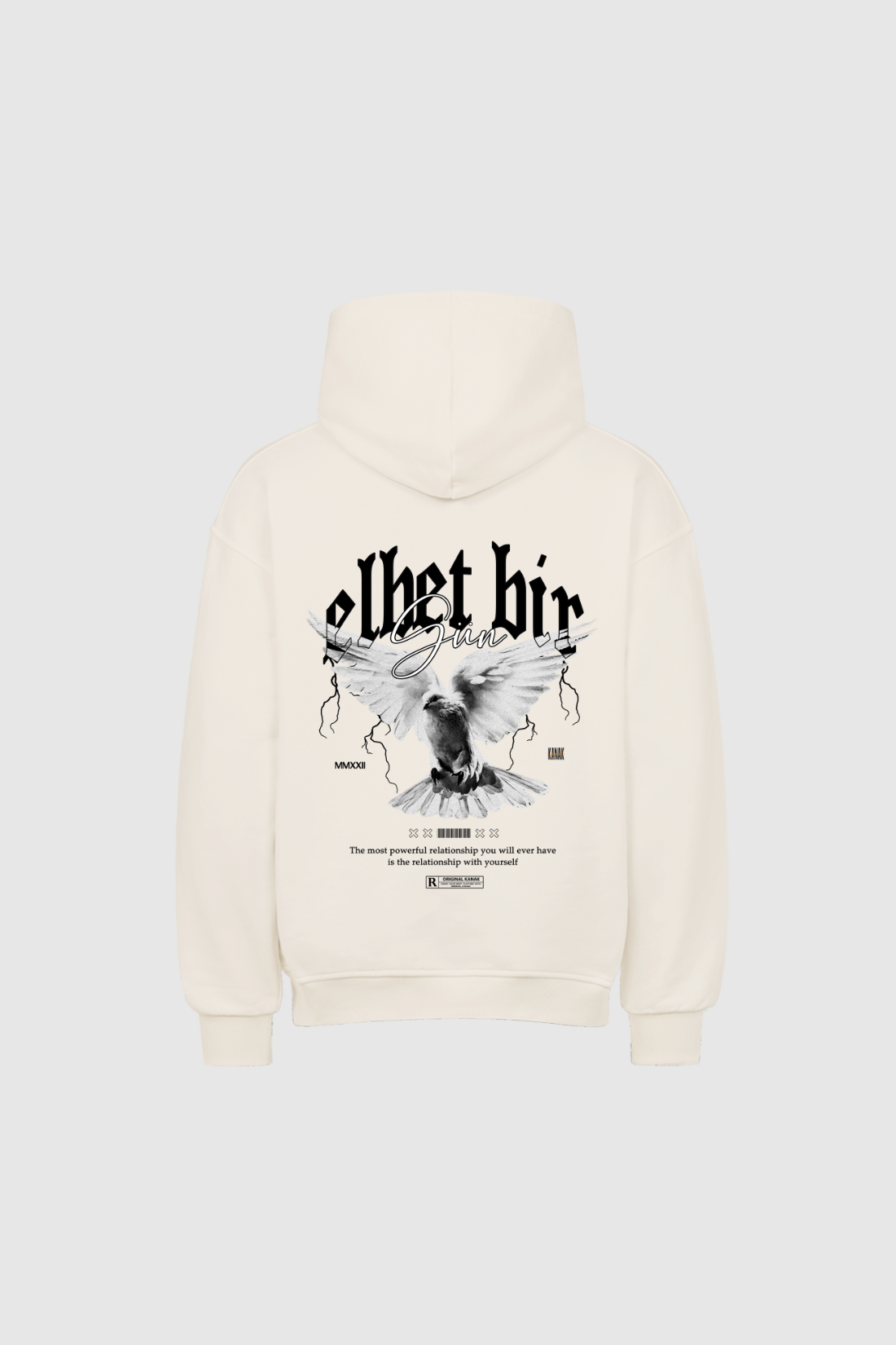 ELBET BIR GÜN - HEAVY OVERSIZED HOODIE