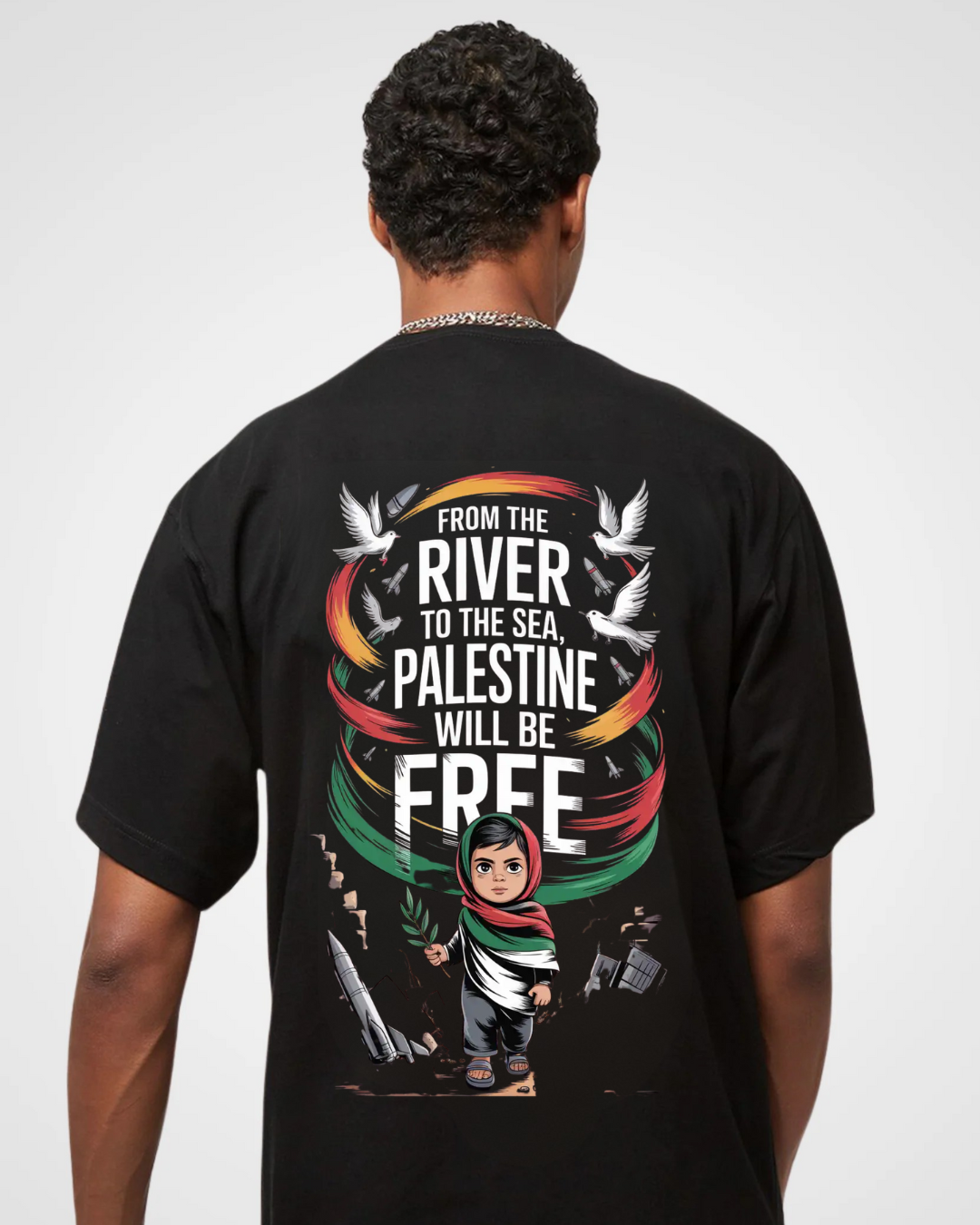 PALESTINE - OVERSIZED SHIRT***