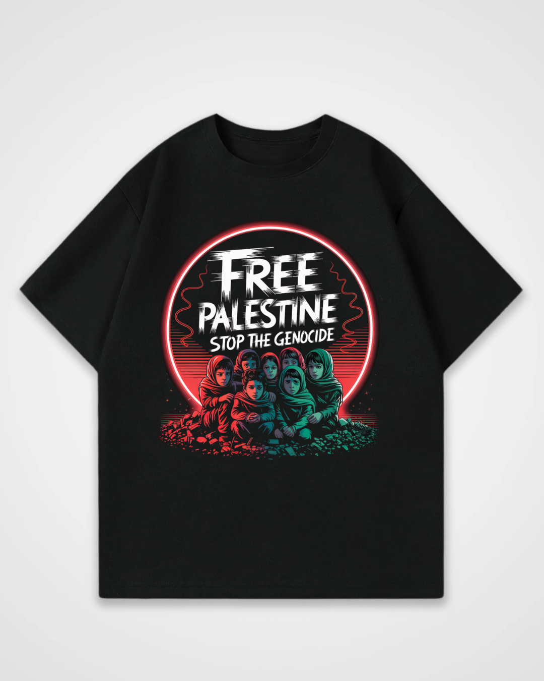STOP GENOCIDE - OVERSIZED SHIRT***