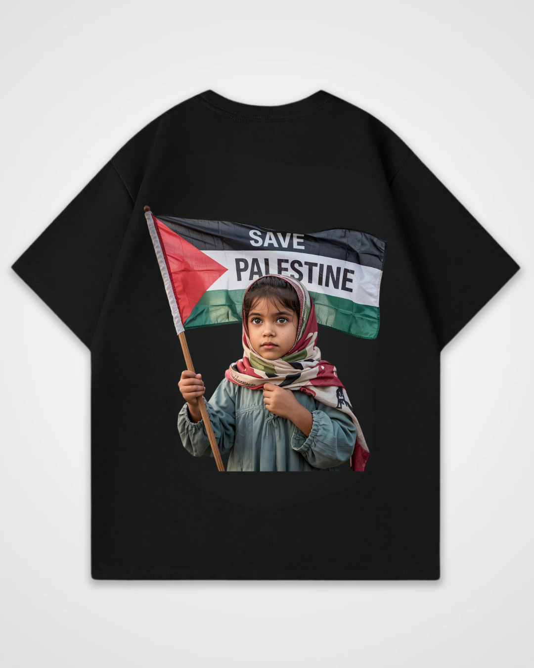 SAVE PALESTINE - OVERSIZED SHIRT***